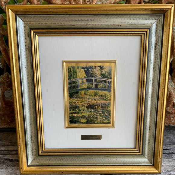 Claude Monet Bridge Painting Framed Print - Picture 11 of 11